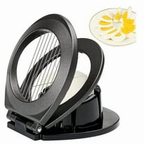 Egg Cutting Tool, 2-in-1 Egg Slicer, Dishwasher Safe, Egg Cutter with Stainless Steel Wires for Hard Boiled Eggs