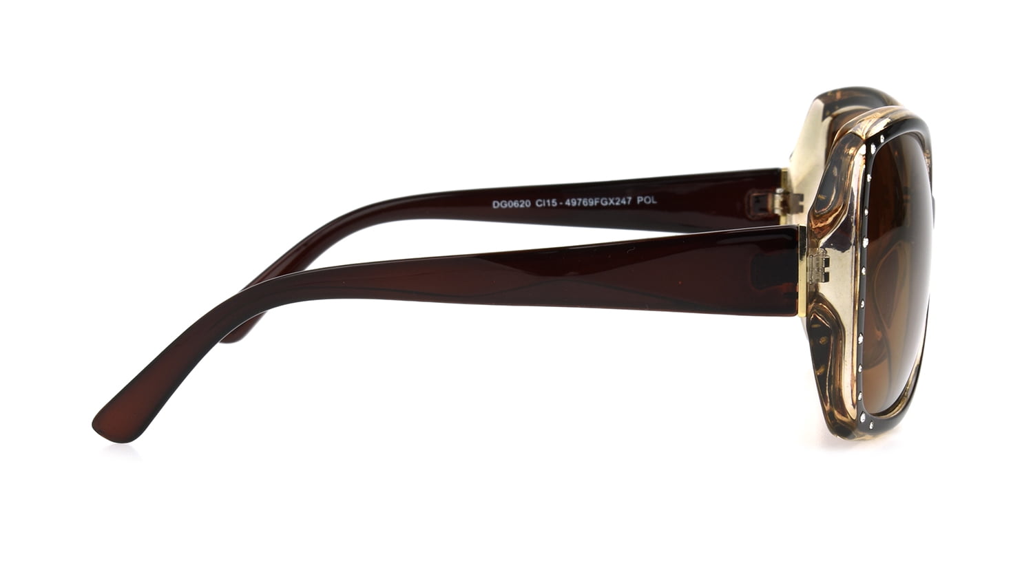 Foster Grant Women's Polarized Butterfly Sunglasses, Black