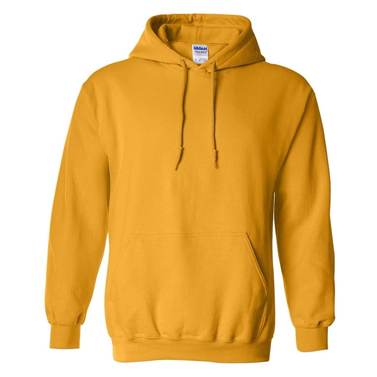 Gildan Heavy Blend Hooded Sweatshirt - Ash Grey Pullover Hoodie, Unisex (Size 3XL)