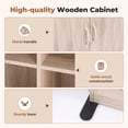 thumbnail image 2 of edx 71" Wooden Storage Cabinet for Living Room,Hallway, Entryway, Closet, Home Office, Gray, 2 of 9