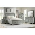 thumbnail image 2 of Picket House Furnishings Brooks Queen Platform Storage 5PC Bedroom Set in Gray, 2 of 22