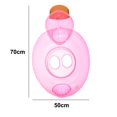 thumbnail image 2 of Anillo de natación de pato transparente para niños, círculo de natación inflable para bebés, actividades acuáticas divertidas para niños, 2 of 5