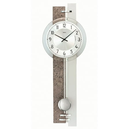 Modern wall clock with quartz movement from AMS