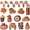 Multicolor, variant on Fall Decorations,12pcs Pumpkin Maple Leaves Decorative Pendents Autumn Harvest Ornament Wood Ornaments Fall Tree Ornaments for Halloween Thanksgiving Hanging Sign Ornaments