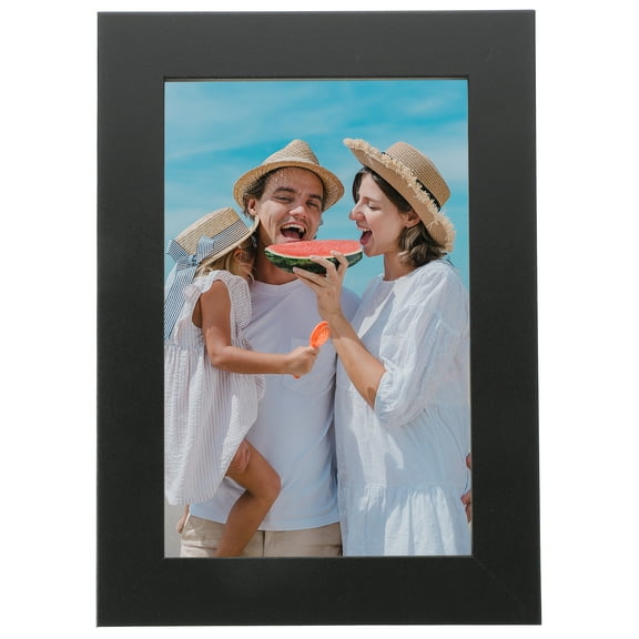 Uxcell 5x7 Picture Frame Wall Mounting and Tabletop Display, Black, 1Pcs