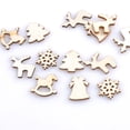 thumbnail image 4 of 150 Pcs Tranches de Bois Disques de Noël pour Bricolage Centres de Table de Mariage, 4 of 4