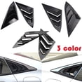 thumbnail image 2 of Side Vent Window Louvers Car Rear Quarter Spoiler Panel Fit For Honda Civic Seden Only 2016 To 2020 ABS Sun Shade, 2 of 7