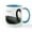 White/Blue Inside, variant on CafePress - Black Swan Mug - 11 oz Ceramic Mug - Novelty Coffee Tea Cup