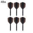 thumbnail image 2 of Meileang 6 Pcs Queue de Fléchette Professionnelle Précise Vol Intérieur Extérieur 2Ba 4Ba Plastique Transparent Arbre de Fléchette Intégré Accessoires de Remplacement de Fléchette, 2 of 8