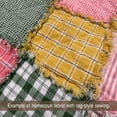 thumbnail image 3 of JCS Summer Yellow 6 Homespun Plaid Cotton Fabric Sold by the Yard, 3 of 9