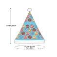 thumbnail image 3 of Haiem Cute Donut Pattern Santa Hat Confortable Velvet Christmas Hat for Christmas Party Favors Fit for Adults and Kids, 3 of 6