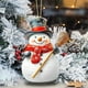 thumbnail image 4 of Seyotauo Christmas Snowman Ornaments Double Sided Xmas Hanging Decorations, Acrylic Snowman Figurines Ornament for Christmas Tree Wreath Fireplace Window Holiday Party Supplies Gift, 4 of 6