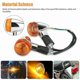 thumbnail image 3 of 4pcs Motorcycle Turn Signals Amber Lights Led Indicator For, 3 of 5