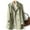 Green, variant on Hueook Corduroy Jacket Women Fashionable Women's Solid Color Long Sleeved Lapel Button Cinched Windbreaker Jacket Khaki M