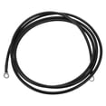 thumbnail image 1 of 1 Pc Cable Inversor de Batería 6 AWG Gauge 9FT 3/8" Lug 5/16" Lug Cable de Batería Universal para Automóvil Vehículo Barco RV Solar Cobre Estañado Negro, 1 of 1