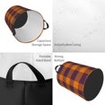 thumbnail image 2 of Fotbe Fall Buffalo Plaid Cesto de Ropa con Asas, Cesto Impermeable de Gran Capacidad, Bolsa de Lavado para Dormitorio, Cesto de Ropa con Ruedas y Asas-Medium, 2 of 6