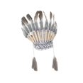 thumbnail image 2 of Estilo nacional American Chief Indian Hat de plumas sintéticas Headwear Headpiece para Halloween Performance Mardi Gras Cosplay, 2 of 8