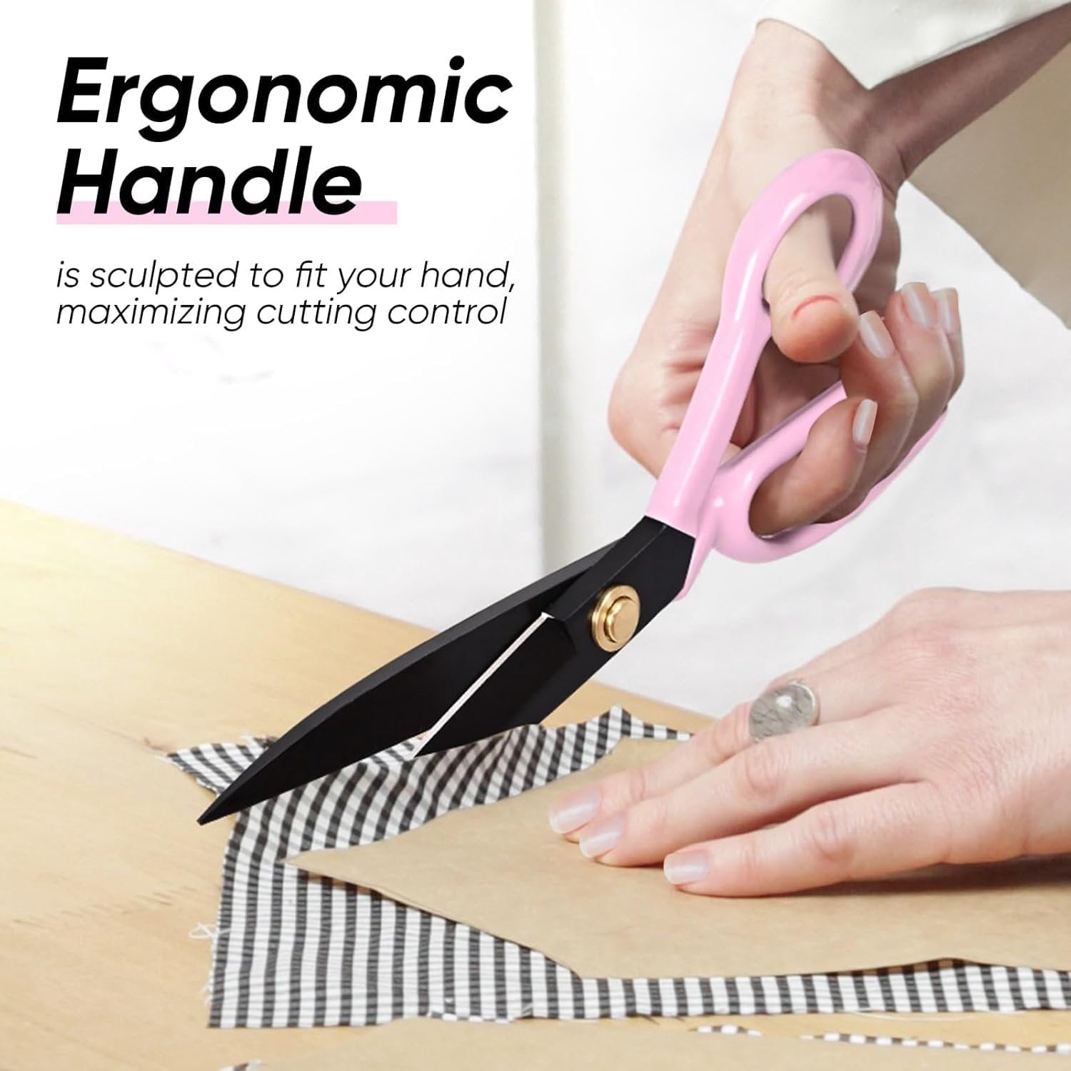 Professional Tailor  Heavy Duty - Multi-Purpose Sewing Fabric  for Leather  Industrial  Shears  Office Arts, and Crafts (9 Inch)