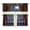 Christmas Winter Night Scene, variant on FUIALDOLG Fall 3 Piece Set Polyester Kitchen Curtain and Valances, with Sun Protection and Insulation, for Kitchen and Living Room Windows