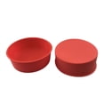thumbnail image 2 of Toystoory Molde para pasteles de panadería, molde de silicona resistente a altas temperaturas antiadherente, herramienta para hornear Utensilios de cocina rojo 6 pulgadas, 2 of 6