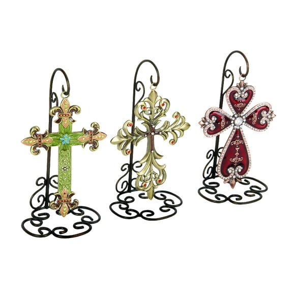 Metal Cross 3 assorted A Set Of Three