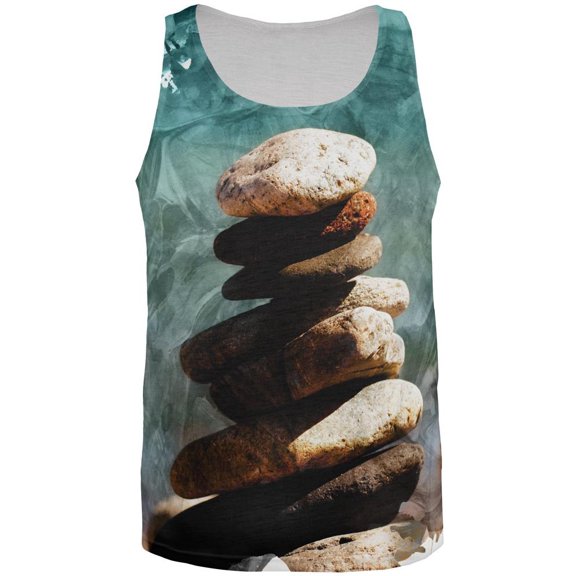 Find Your Balance Yoga Meditation All Over Mens Tank Top Multi 2XL
