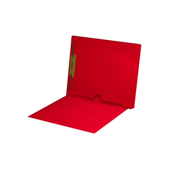 Medical Arts Press End Tab File Folder Straight Cut Letter-Size Red 50/Box (S-09018-RED)