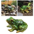 thumbnail image 2 of Precioso Modelo Artificial en Miniatura con Animal, Paisaje, Decoración de Jardín, Artesanía para Jardín, Patio, Interior, Exterior CUTICAT Figuras de rana, 2 of 8