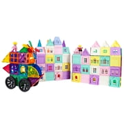 PicassoTiles Magnetic Tiles for Kids – 200PCS STEM Construction Building Blocks Set, Educational Creative Learning Toy, Magnetic Building Kit