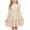 Cornsilk, variant on Arshiner Girl's Dress Vintage A-Line Long Sleeve Ruffle Swing Casual Velvet Dress with Pockets