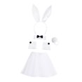 thumbnail image 3 of Conjunto de disfraz de , diadema con orejas de conejo encantadoras para fiestas temáticas de disfraces de Pascua, 3 of 8