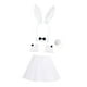 thumbnail image 3 of Conjunto de disfraz de , diadema con orejas de conejo encantadoras para fiestas temáticas de disfraces de Pascua, 3 of 8