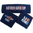thumbnail image 6 of John Cena Navy Blue U Can't Stop Me Kids Boys Costume T-shirt Hat Wristbands YS 6-8, 6 of 9