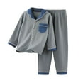 thumbnail image 5 of Little Boys Pajamas For Toddler Clothes Set Planet Train Sleepwear Long Sleeve Cotton Kids Pjs,Cute 6-12 Months 12-24 Months 2t 3t 4t 5t 6t 7t 8t 9t Children Dark Gray, 5 of 5