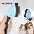 thumbnail image 6 of Pet Comb, Dog and Cat Automatic Hair Comb, Hair Removal Self Cleaning Needle Comb, One Button Self-Cleaning Hair Removal Design, Untangling and Removing Floating Hair in One, 6 of 6