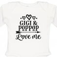 thumbnail image 4 of Inktastic Gigi and Poppop Love Me Girls Long Sleeve Baby Bodysuit, 4 of 5