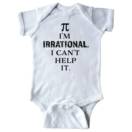 

Inktastic Im Irrational. I Cant Help it- For Pi Day Gift Baby Boy or Baby Girl Bodysuit