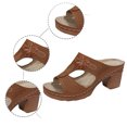 thumbnail image 5 of MKLEKYY Sandalias de Mujer de Estilo Europeo y Retro de Comercio Exterior, de Talla Grande, Huecas, Ligeras, Con Suela Suave, Informales, Sandalias, 5 of 5