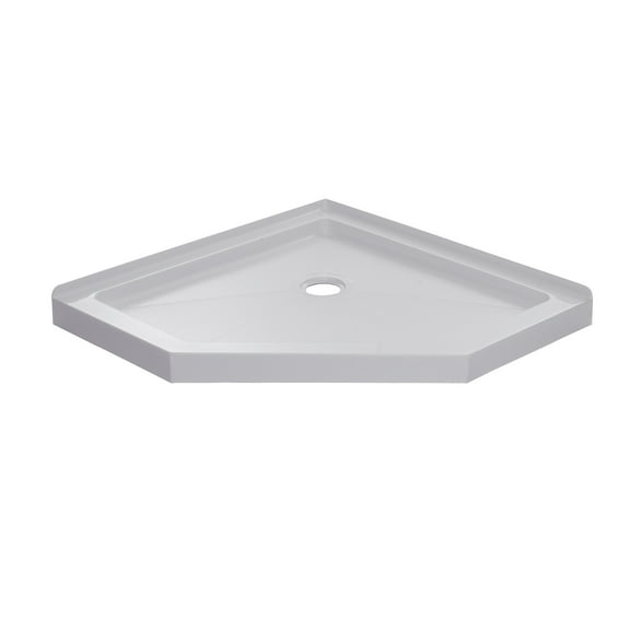 Craft   Main 3636Na 36" X 36" Neo Angle Shower Base - White