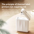 thumbnail image 6 of NIIMBOT Label Maker D110 Upgraded Mini Portable Label Printer Inkless Labeler Sticker Bluetooth Rechargeable Thermal Label Maker Machine with Tape(White+Extra 3 Rolls), 6 of 11