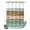 Green Brown, variant on No Hook Shower Curtain, Farmhouse Light Blue Brown Shower Curtains for Bathroom with See Through Top Window, Vintage Wooden Striped Waterproof & Washable Bath Curtain Stand Up Stall 36"x72"
