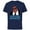 Navy, variant on Disney Lilo & Stitch Cobra Bubbles Call When Things Go Wrong - Short Sleeve Cotton T-Shirt for Adults - Customized-Black