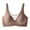 Coffee, variant on Busydd Plus Size Bras for Women Seamless Wireless Bras for Women Comfy Breathable Push Up Bra for Large Bust No Underwire Everyday Underwear