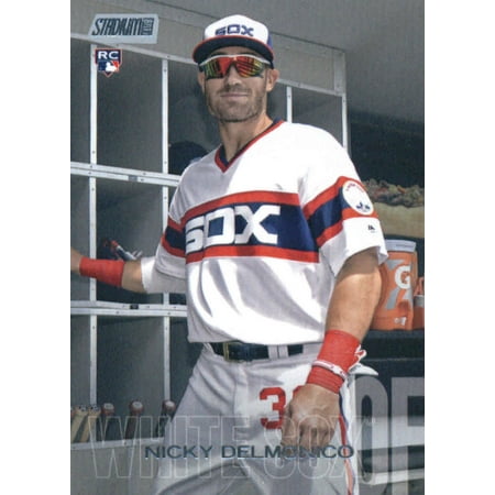 2018 Topps Stadium Club #84 Nicky Delmonico Chicago White Sox Rookie Baseball Card -