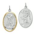 thumbnail image 4 of FJC Finejewelers Sterling Silver St. Michael Medal Pendant Necklace - Chain Included, 4 of 5