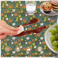 thumbnail image 6 of Pioneer Flower Floral Print Pattern Round Tablecloth 60 X 60 Inch, Wrinkle Resistant Wipeable Table Cloth for Kitchen Dining Picnic Patio Party, 6 of 6