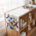 thumbnail image 6 of Table Runners 72 Inches Long Dress Scarves, Hummingbird Farmhouse Kitchen/Dining Table Runner, Coffee Tablerunners, Spring Farmhouse Oil Painting Sunflowers 16x72 Inch, 6 of 9