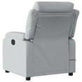 thumbnail image 2 of vidaXL Massage Recliner Chair Light Grey Fabric, 2 of 5
