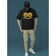 thumbnail image 2 of You Decide - Dual Mood Emoji Retro Graphic Men's T-shirt, 2 of 4