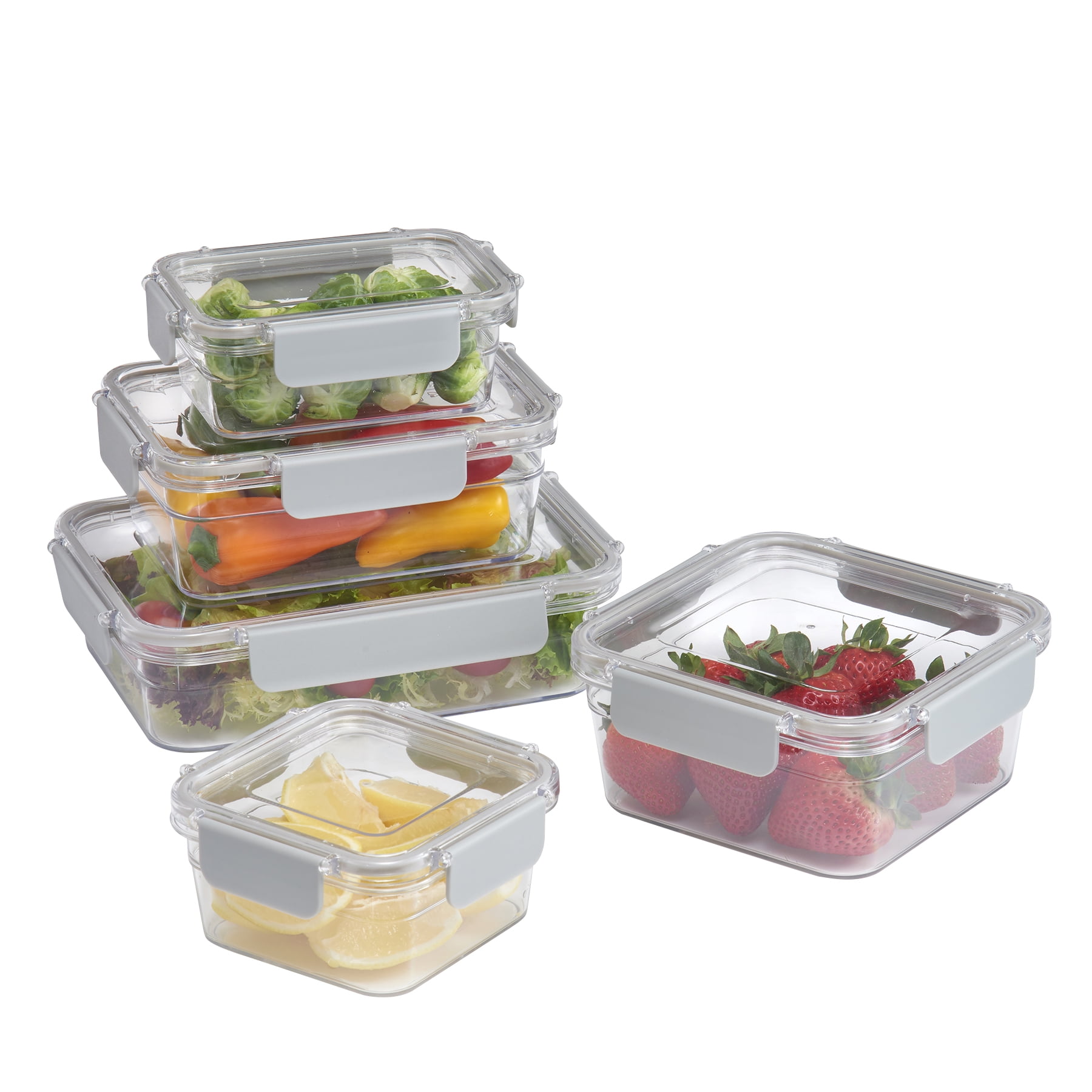 New Mainstays 18 Piece Tritan Food Storage Container W/Clear lid & Container